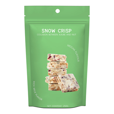 Glossy Recyclable Packaging Bags Stand Up Zipper Pouch For Dry Food 50g 100g 150g