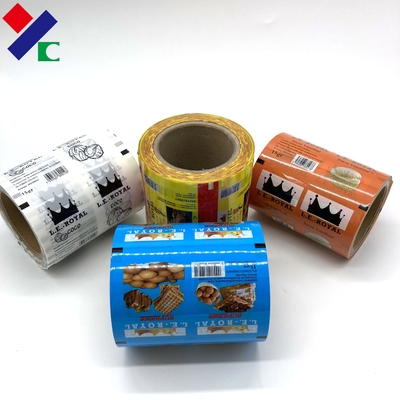 Laminated PE Coated Food Packaging Film Roll For Sugar Salt Sachet Wrapping