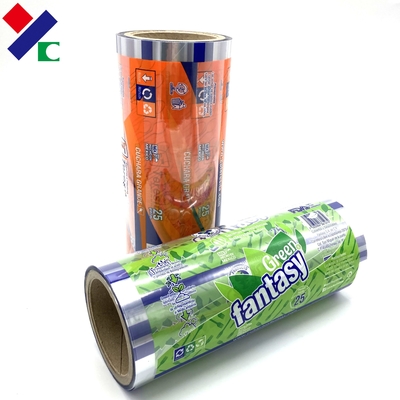 Laminated PE Coated Food Packaging Film Roll For Sugar Salt Sachet Wrapping