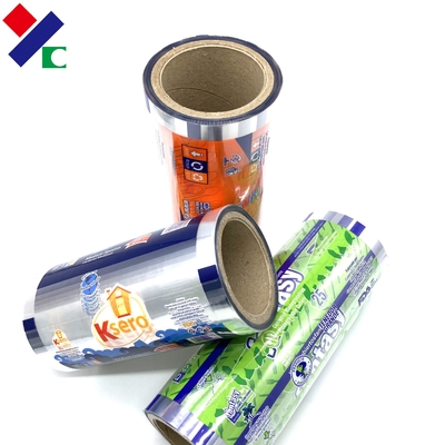 Laminated PE Coated Food Packaging Film Roll For Sugar Salt Sachet Wrapping