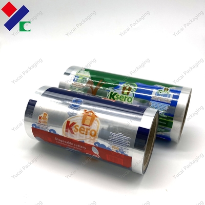 Film di rotolo laminato su ordinazione di imballaggio per alimenti stampato per il film di plastica del di alluminio dell'animale domestico dei biscotti